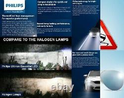 Philips Ultinon LED G2 6500K White H11 Fog Light Two Bulbs Replace OE Fit Lamp