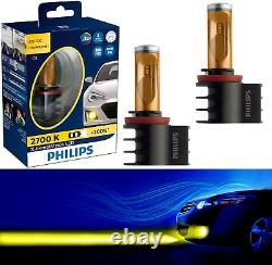 Philips X-Treme Ultinon LED 2700K Yellow H11 Fog Light Two Bulbs Replacement Fit