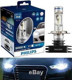 Philips X-Treme Ultinon LED 6000K White H4 Two Bulbs Fog Light High Beam OE Fit