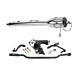 Power Steering Conversion Kit Withchrome Tilt Column, Fits 1957 Chevy