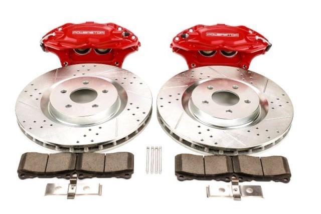 Power Stop Fits 05-14 Ford Mustang Front Big Brake Conversion Kit