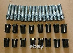 RAS3 Pontiac 421 GTO 389 Screw in Rocker Arm Studs and poly locks Kit