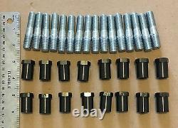 RAS3 Pontiac 421 GTO 389 Screw in Rocker Arm Studs and poly locks Kit