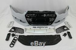 RS6 Style Front Bumper cover grille bezel Conversion Kit fits 2012-15 A6 S6 C7