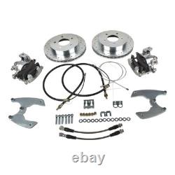 Rear Axle End Disc Brake Conversion Kit 5 Lug Fits 1964-87 GM C10 K10 10 12 Bolt