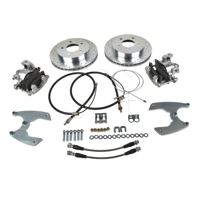 Rear Axle End Disc Brake Conversion Kit 5 Lug Fits 1964-87 Gm C10 K10 10 12 Bolt