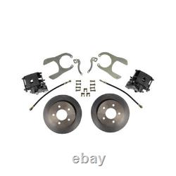 Rear Disc Brake Conversion Kit 5-Lug Chevy/ GMC C1500 88-98 Natural Fits 10