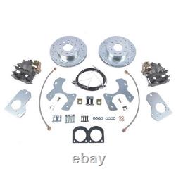 Rear Disc Brake Conversion Kit Drilled Rotor Fits for 1978-1988 G Body S10 Chevy