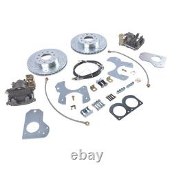 Rear Disc Brake Conversion Kit Drilled Rotor Fits for 1978-1988 G Body S10 Chevy