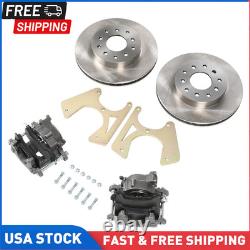 Rear Disc Brake Conversion Kit Fits For GM 10 & 12 Bolt With Brake Calipers Rear Disc Brake Conversion Kit Fits For GM 10 & 12 Bolt With Brake Calipers