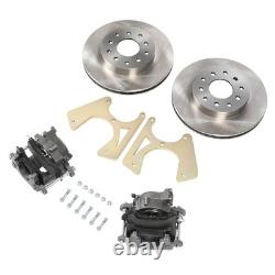 Rear Disc Brake Conversion Kit Fits For GM 10 & 12 Bolt With Brake Calipers Rear Disc Brake Conversion Kit Fits For GM 10 & 12 Bolt With Brake Calipers
