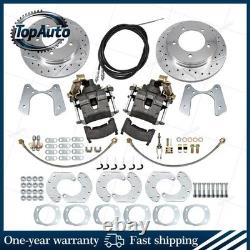 Rear End Disc Brake Conversion Kit, Fits 9 Inch Ford Truck or Bronco, withE-brake
