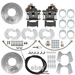 Rear End Disc Brake Conversion Kit, Fits 9 Inch Ford Truck or Bronco, withE-brake
