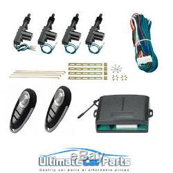 Remote Central Door Locking Conversion Kit Universal Fit All Cars 2 or 4 Door UK