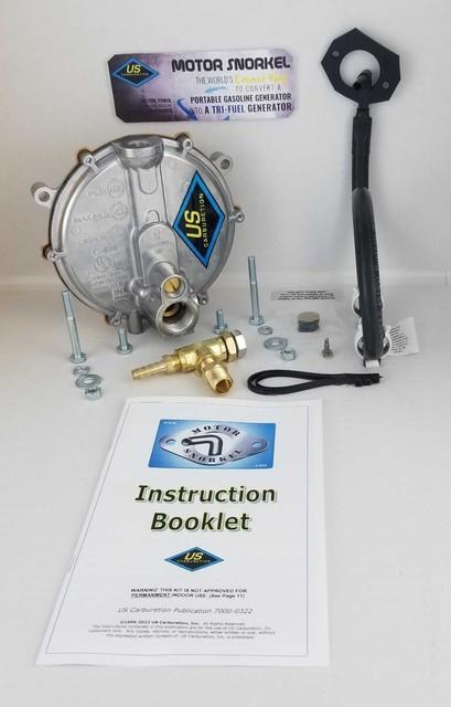 Robin Subaru Eh41 Tri-fuel Propane Natural Gas & Gas Motorsnorkel Conversion Kit