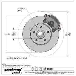 Speedway 11 Inch Disc Brake Conversion Kit, Fits Ford Cars 1954-56