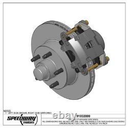 Speedway 11 Inch Disc Brake Conversion Kit, Fits Ford Cars 1954-56