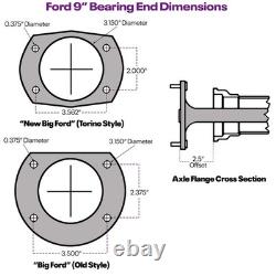 Speedway Motors 8 & 9 Inch Ford Disc Brake Conversion Kit, Pre-1980 Fit