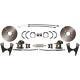Speedway Rear Disc Brake Conversion Kit, Fits 1955-64 Chevy Full-size