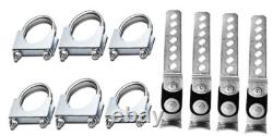 Stainless steel Dual Pipes Conversion Kit fits 2012 F150 F250 trucks