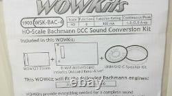 TCS WOW Kit 1903 WSK-BAC-4 Complete Sound Conversion Fits Bachmann Steam 4-4-0