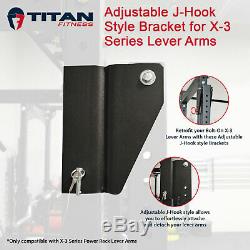 Titan Fitness Adjustable Bracket Conversion Kit for X-3 Series Lever Arms