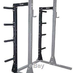Titan X-3 Squat Stand Conversion Kit to Power Rack with Plate Holders