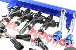 Top Feed Fuel Rail & BOSCH 650cc Fuel Injectors & Filter FITS NISSAN SR20DET S13