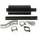 Underhood Muffler Conversion Kit Fits John Deere 2840 2940 2950 2955 3055 3150