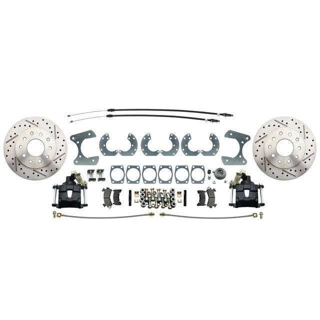 Universal Rear-end Disc Brake Conversion Kit, Black, Fits Ford 9 Inch