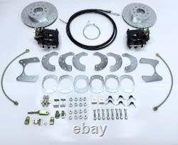 Universal Rear End Disc Brake Conversion Kit Black Fits Ford 9 Inch Universal Rear End Disc Brake Conversion Kit Black Fits Ford 9 Inch