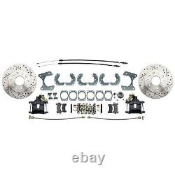 Universal Rear-End Disc Brake Conversion Kit, Black, Fits Ford 9 Inch