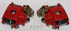 Universal Rear End Disc Brake Conversion Kit RED Fits Ford 9 Inch Slotted