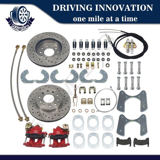 Universal Rear-end Disc Brake Conversion Kit Red Fits Brand New For Ford 9 Inch