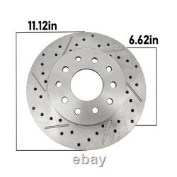 Universal Rear-End Disc Brake Conversion Kit Red Fits For Ford 9 Inch New