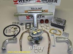 VW Bug Bus Weber conversion kit for single port heads fits Type1 Beetle & Type2