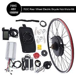 Waterproof 700c Electric Bicycle Conversion Kit For Rear Wheel Bicycle Motor Kit
