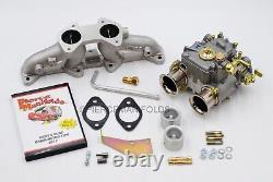 Weber 40 DCOE conversion kit fits TOYOTA 2T 2TC 3TC COROLLA With DVD K755