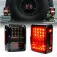 Xprite Led Brake Lights Rear Tail Lamp Smoke Lens For 07-18 Jeep Wrangler Jk Jku